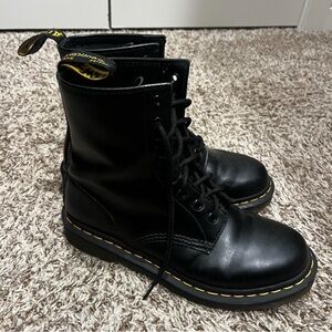 Dr. Martens Black Leather Boots